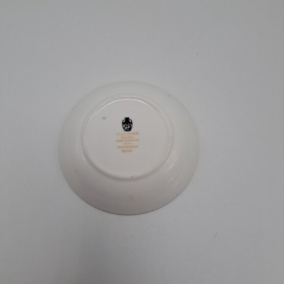 Wedgwood Tea Bag Dish Bone China Hathaway Rose - Picture 2 of 3